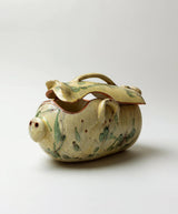 Bellocchi pig casserole styled in a kitchen
