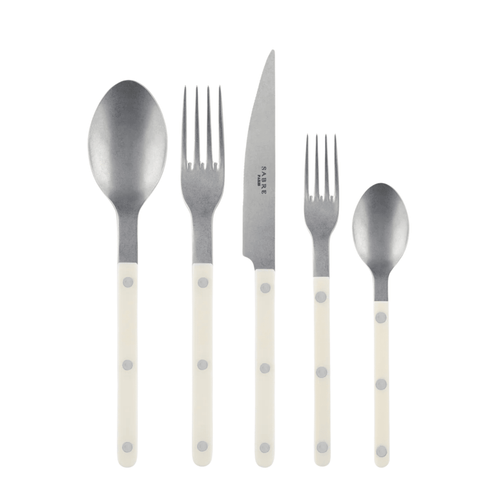 Bistrot 5 Piece Cutlery Set - Ivory