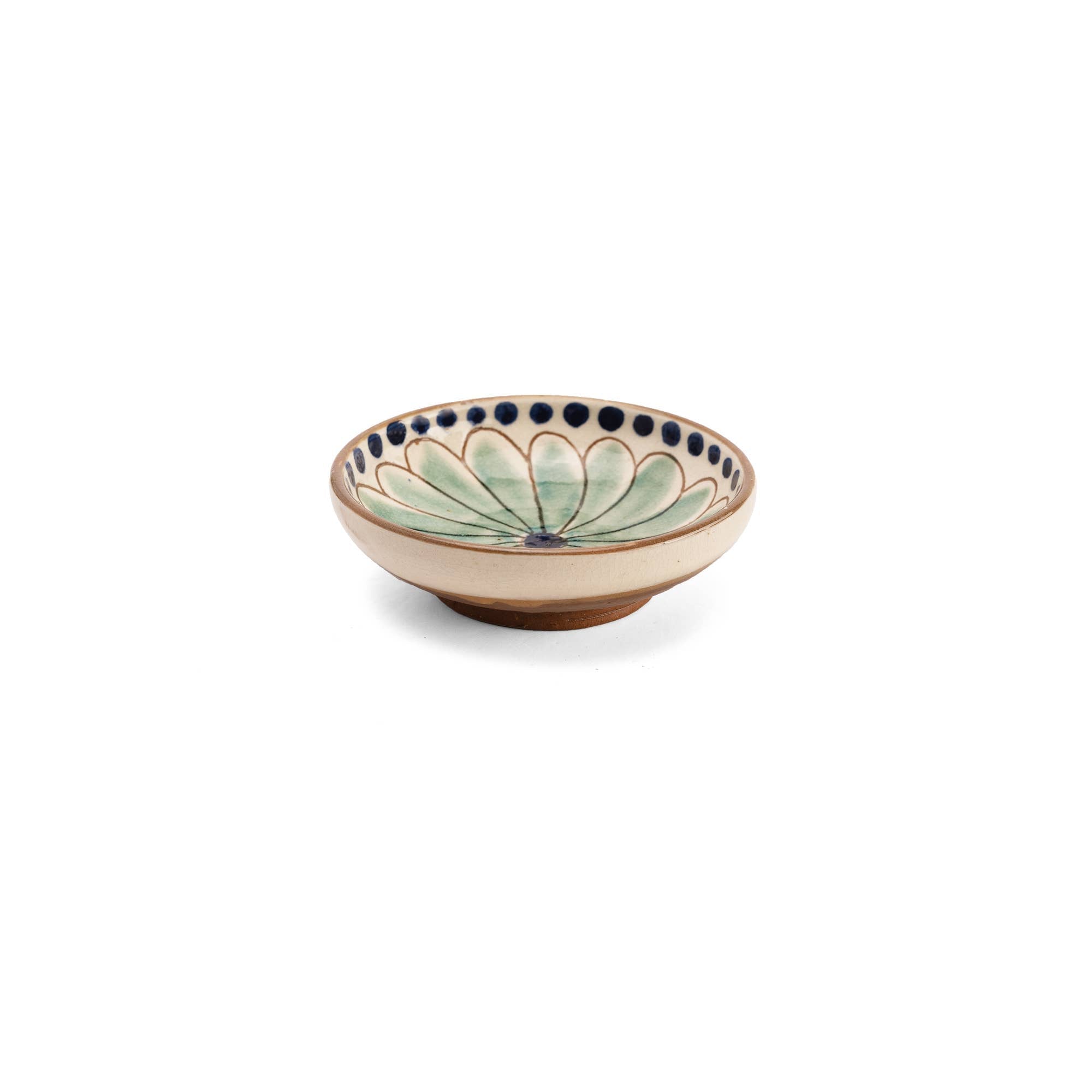 Blue Daisy Mini Ceramic Plate
