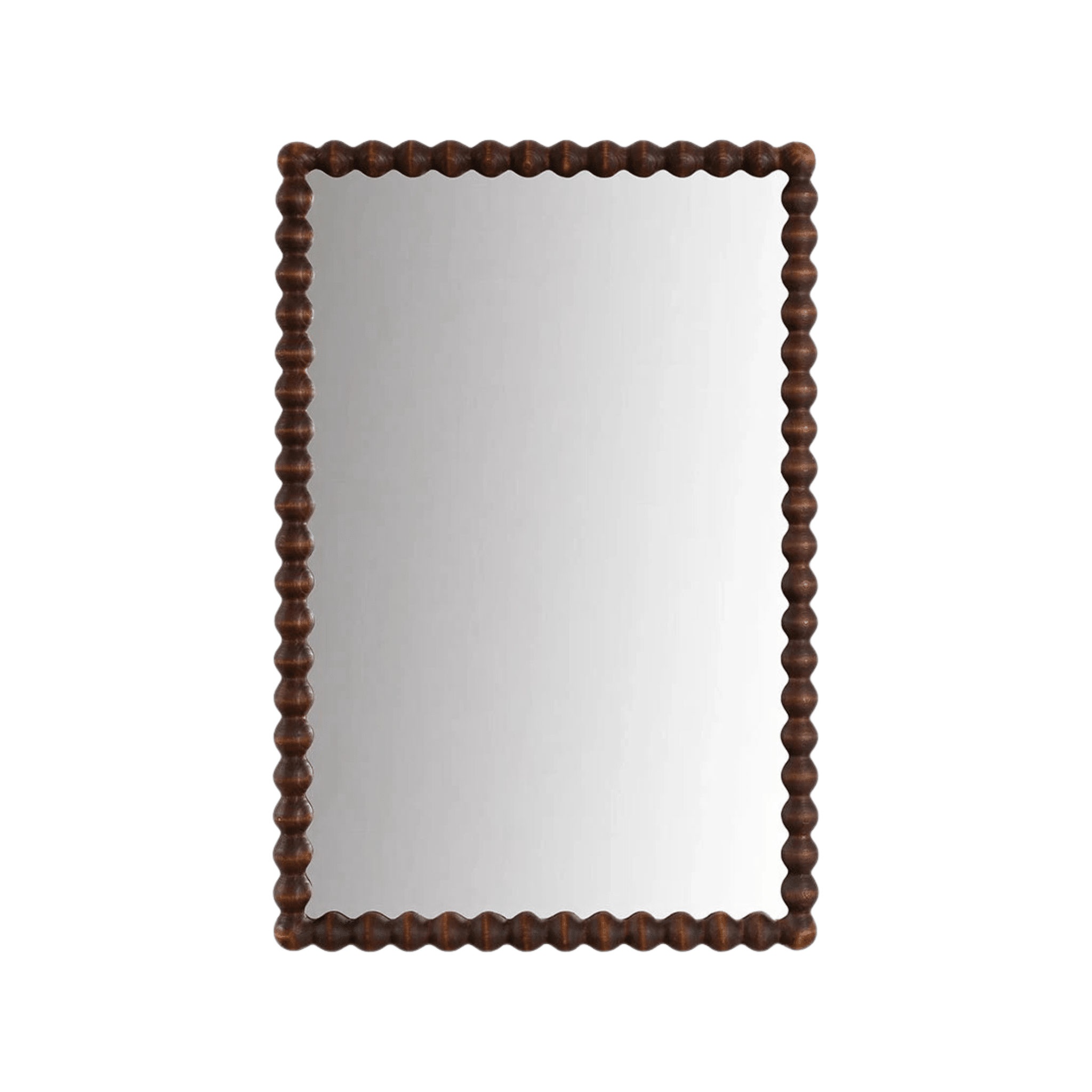 Bobbin Mirror - Dark Oak