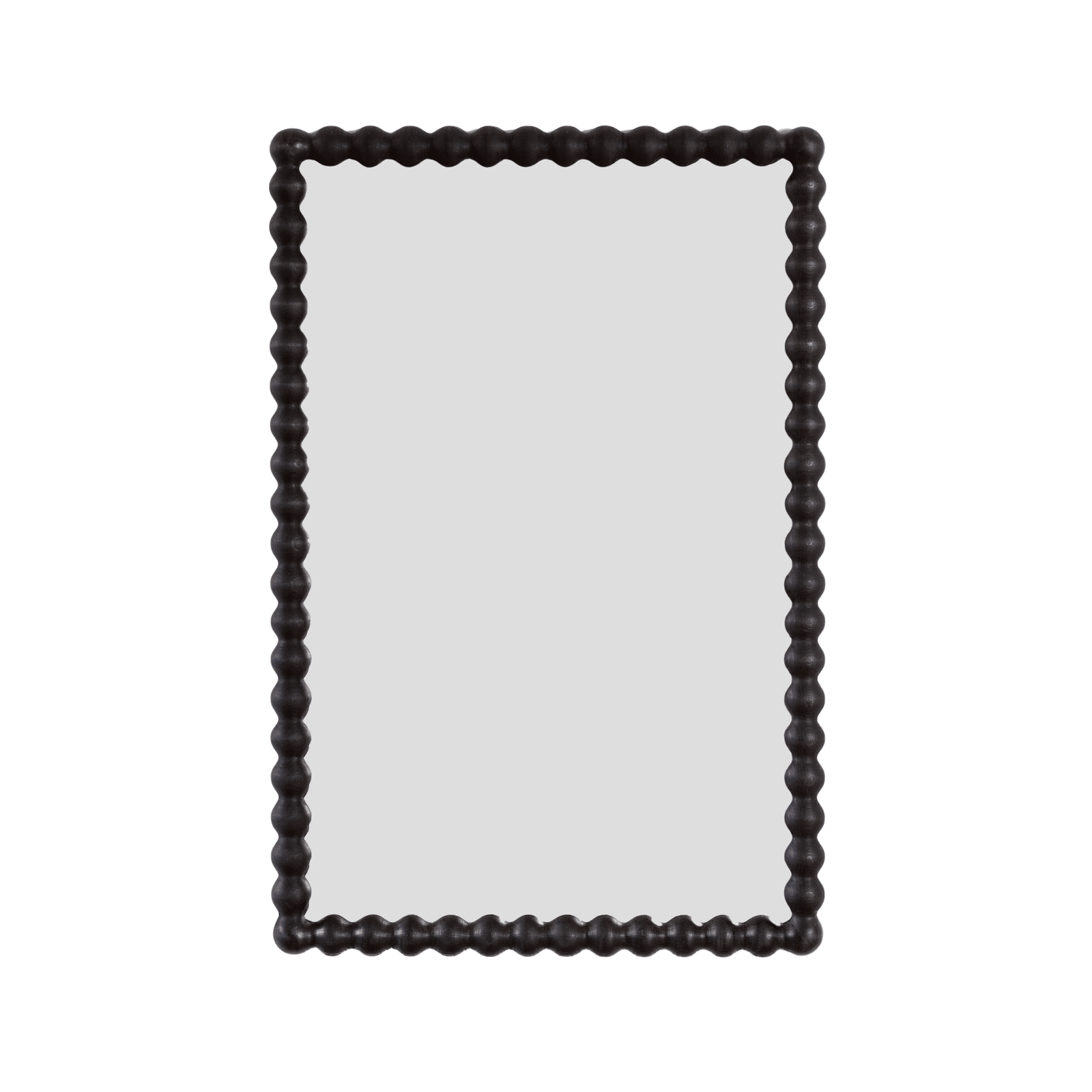 Bobbin Mirror - Ebonized Oak