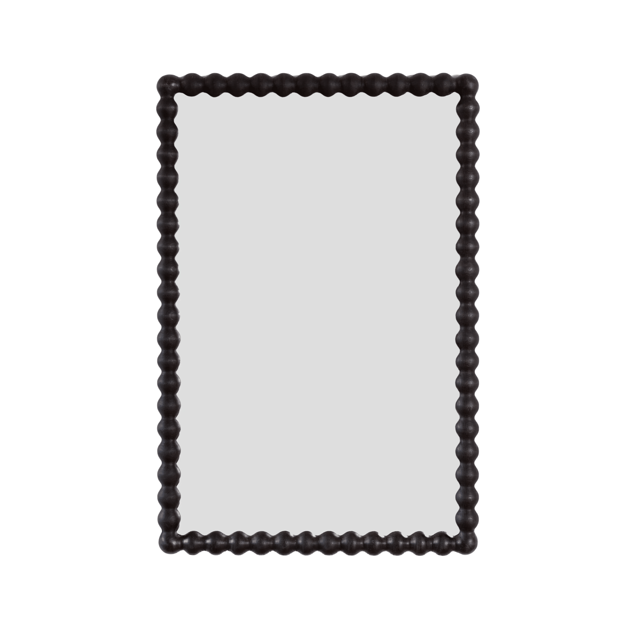 Bobbin Mirror - Ebonized Oak