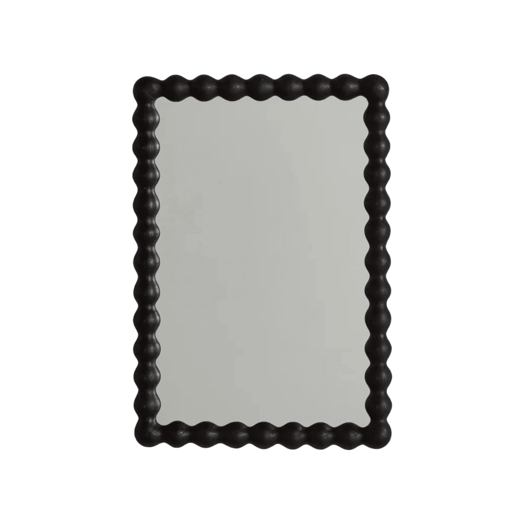 Bobbin Mirror - Ebonized Oak