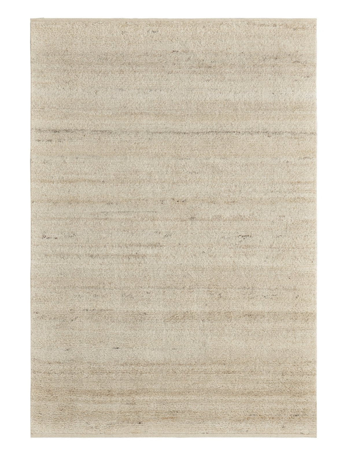 Armadillo Bower Rug in Parsnip, a second view of the hand-knotted afghan wool rug in a styled interior