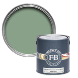 Farrow & Ball Breakfast Room Green No.81 paint tin and color swatch