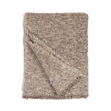 Calimia Home Brentwood throw blanket in pebble featuring a soft multi-tonal bouclé texture and hand-loomed finish.