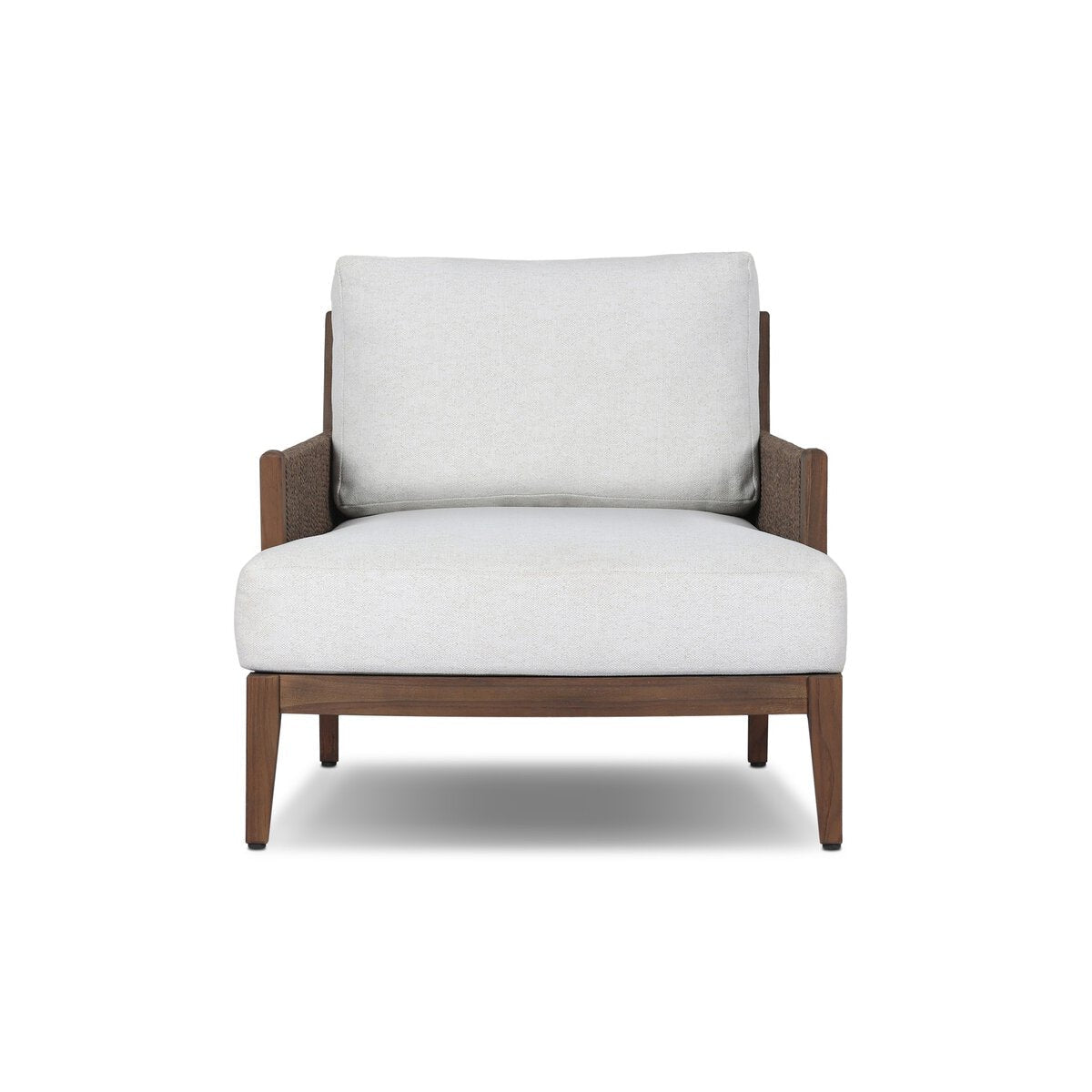 Brewer Outdoor Chair in Alessi Linen – front view