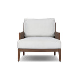 Brewer Outdoor Chair in Alessi Linen – front view