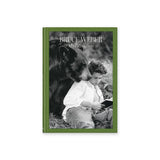 Calimia Home Bruce Weber My Education book from Taschen, green cloth cover with a black and white photograph of a young man reading beside a bear.