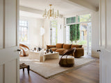 Armadillo Petra Rug in Sparrow, detail of the new zealand wool weave and texture