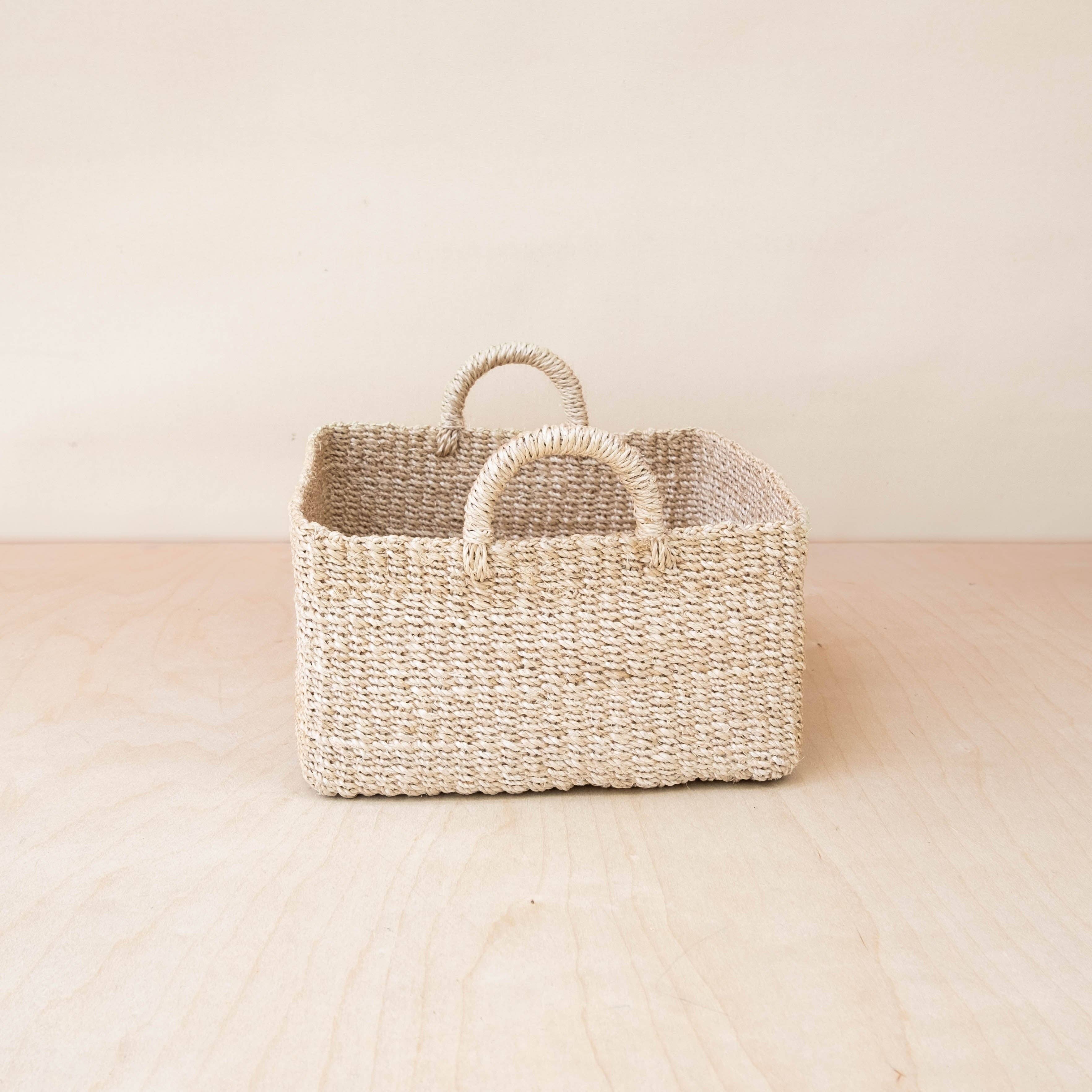 Woven Square Basket - Natural