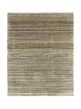 Armadillo Odessa Rug in Caraway, overhead view of the hand-knotted afghan wool weave and edge finish
