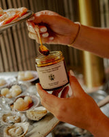 The Chef's Kiss Gift Set lifestyle — Mother's Day kitchen styling with Flamingo Estate pantry products