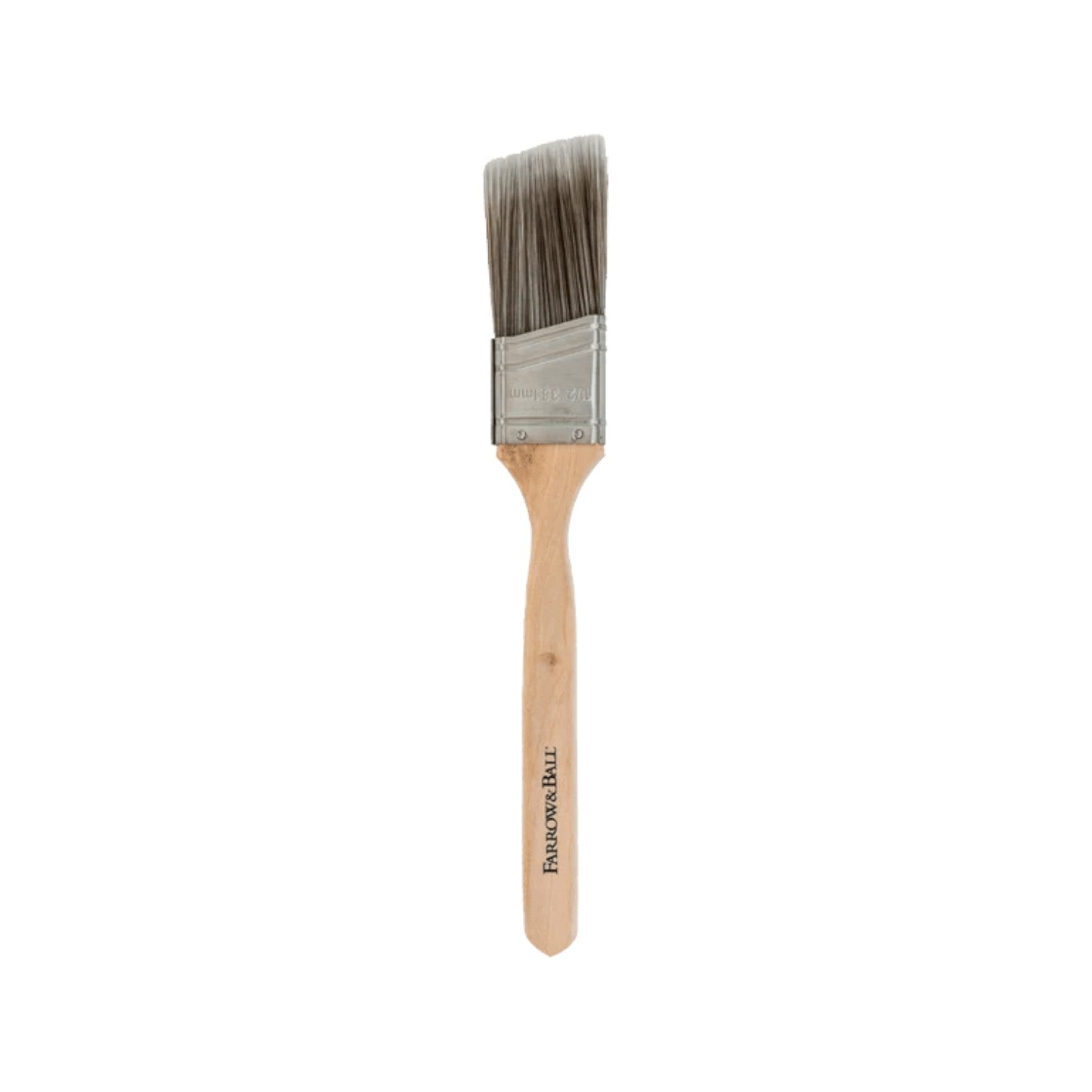Calimia Home Farrow & Ball angled paint brush with a wooden handle and synthetic bristles for walls and trim