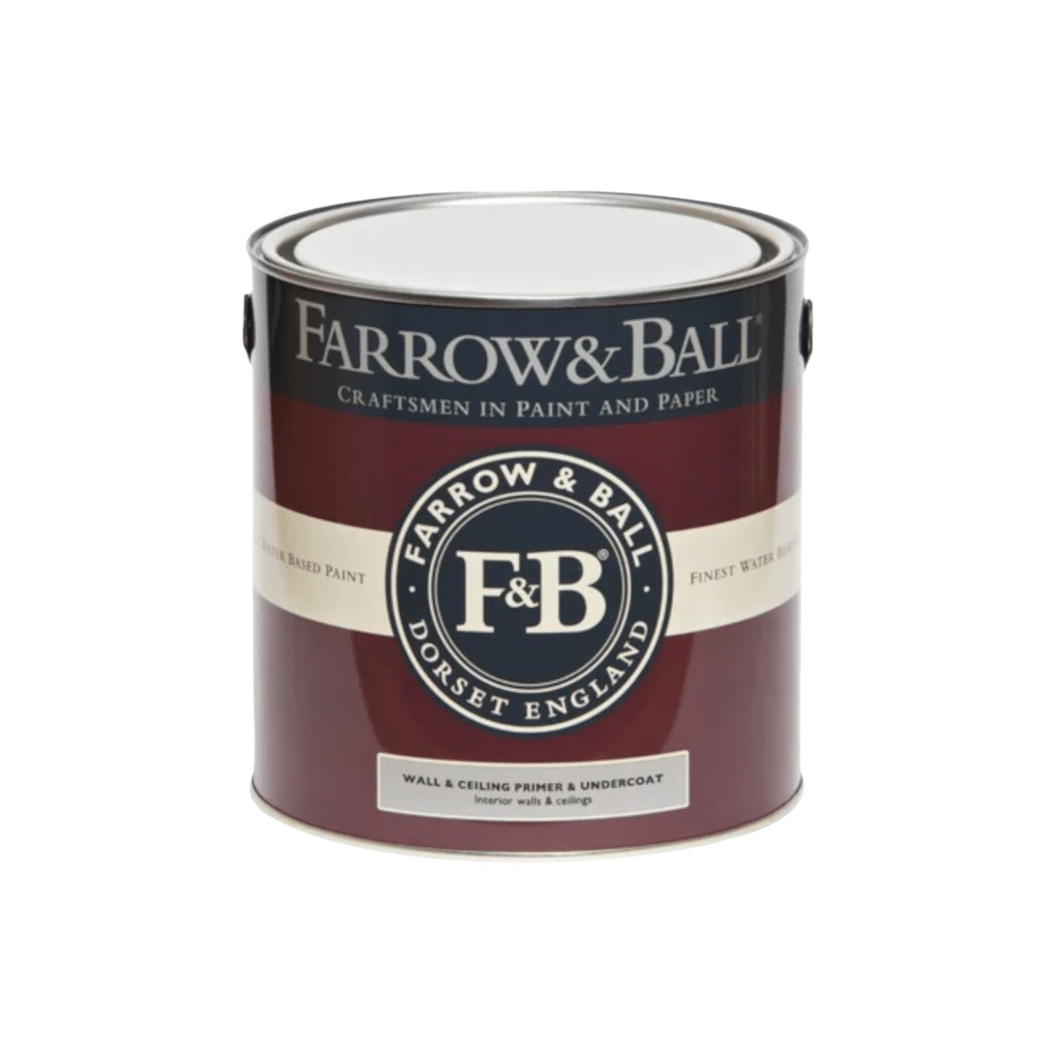 Calimia Home Farrow & Ball Masonry & Plaster Stabilising Primer paint tin for porous and chalky surfaces.