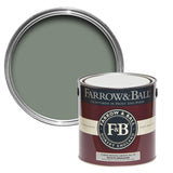 Farrow & Ball Card Room Green No.79 paint tin and sample pot