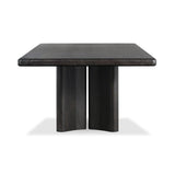 Castro Dining Table in Dark Espresso Reclaimed French Oak – side view