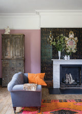 Room painted in Farrow & Ball Cinder Rose No.246