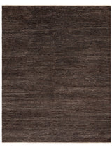 Armadillo Corsica Rug in Elk, a second view of the handwoven wool and linen rug in a styled interior