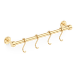 Cotswold Brass Pot Rail & S Hooks