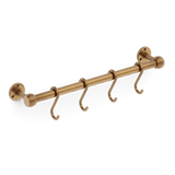 Cotswold Brass Pot Rail & S Hooks