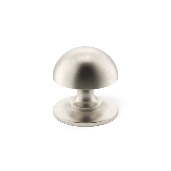 Cotswold Mushroom Cabinet Knob in Aged Nickel
