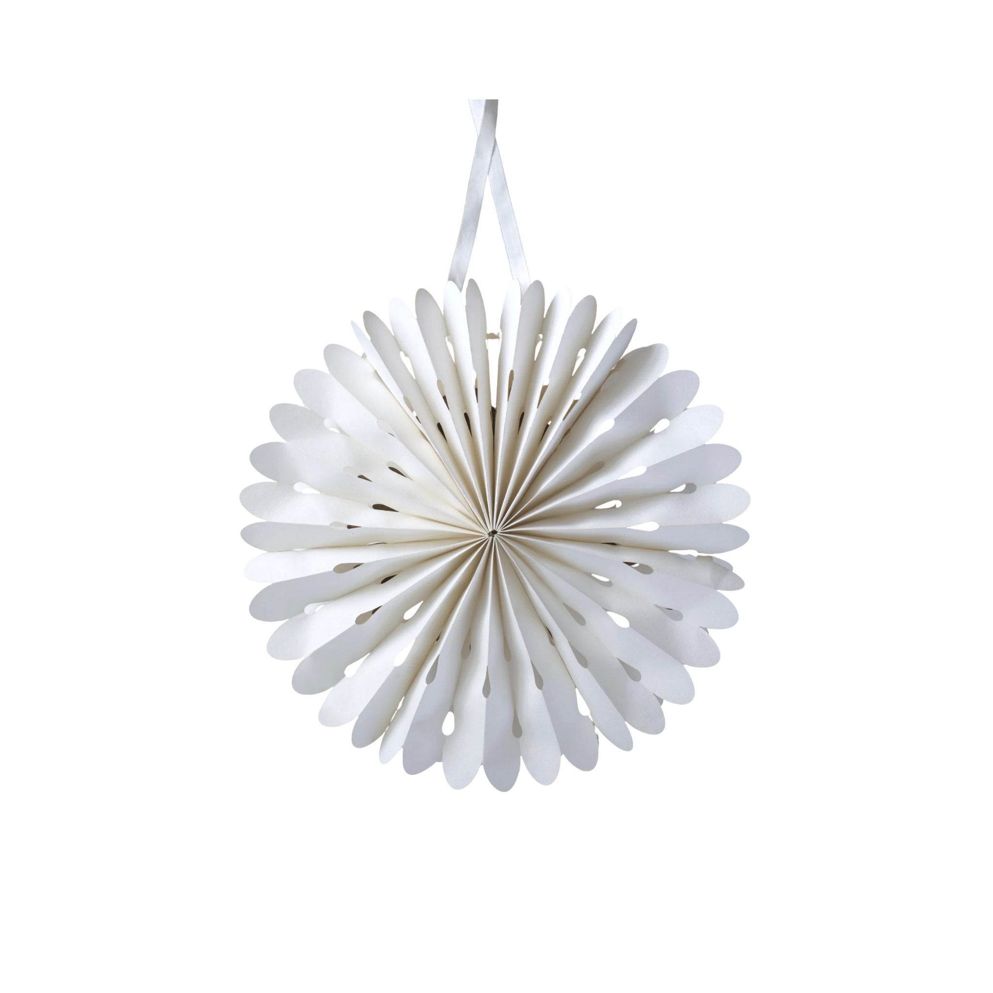 Curved White Star - Small
