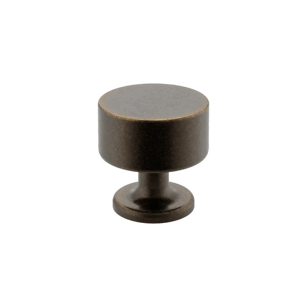 Dark Aged Brass Cabinet Knob: 1" by Armac Martin | Calimia Home