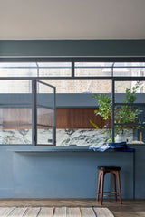 Room painted in Farrow & Ball De Nimes No.299