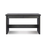 Denton Standing Desk in Smoked Black Sungkai Veneer – front view