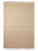 Armadillo Willow Rug in Eggshell, additional view 5 of the handwoven flatweave rug