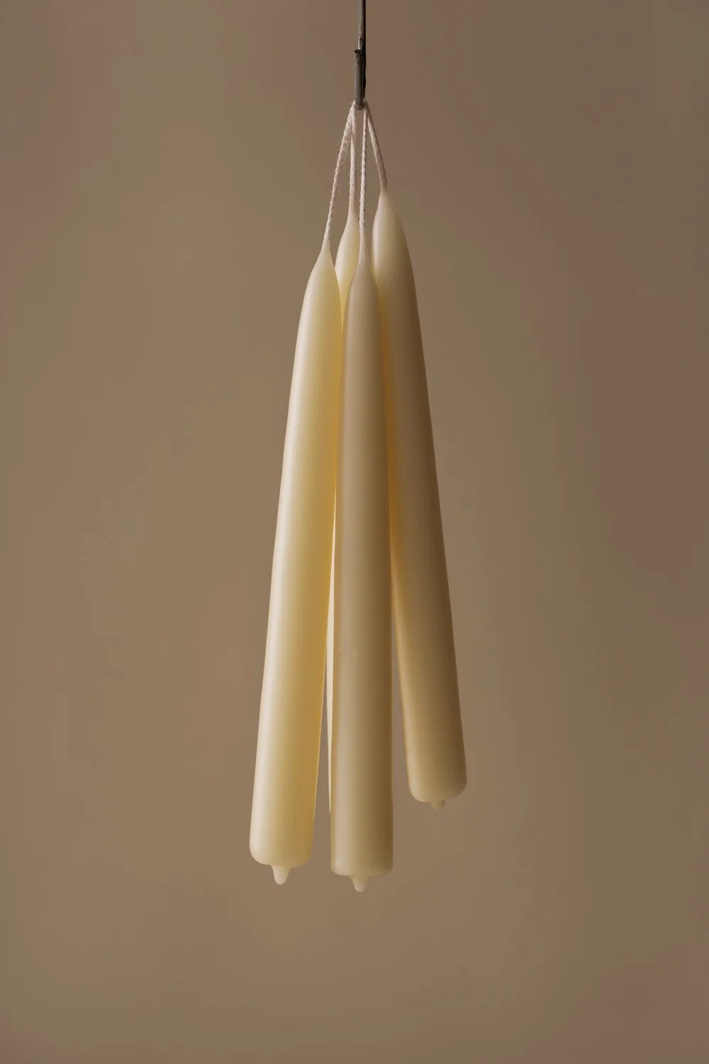 Dining Candle Pair, Mother's Milk by WAX Atelier, hand-dipped beeswax, view 2
