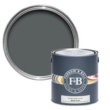 Farrow & Ball Down Pipe No.26 paint tin and color swatch