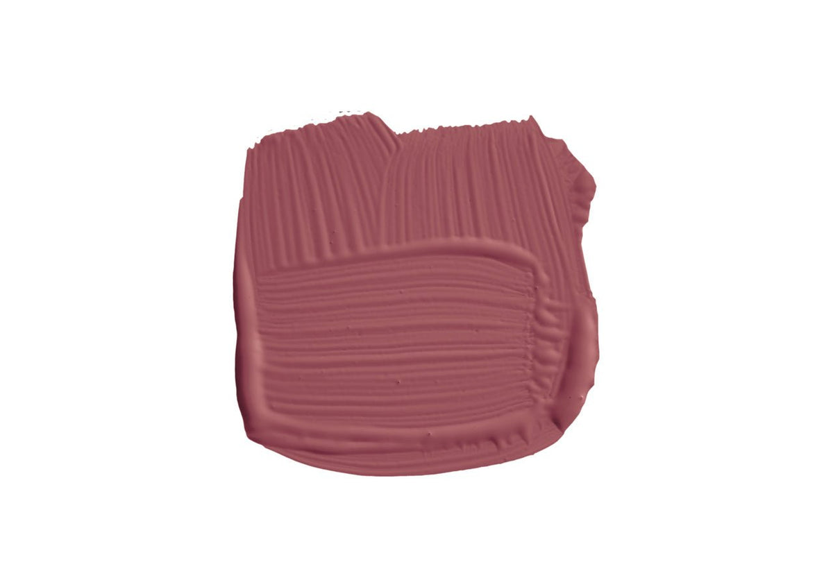 Farrow & Ball Eating Room Red No.43 brush-out swatch