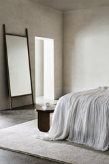 Armadillo Agra Rug in Haze, hand-knotted wool rug shown in a room setting