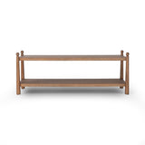 Eldridge Coffee Table in amber-finished ash — front view