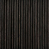 Eloise 6-Drawer Dresser in Smoked Black Mindi – reeded drawer detail