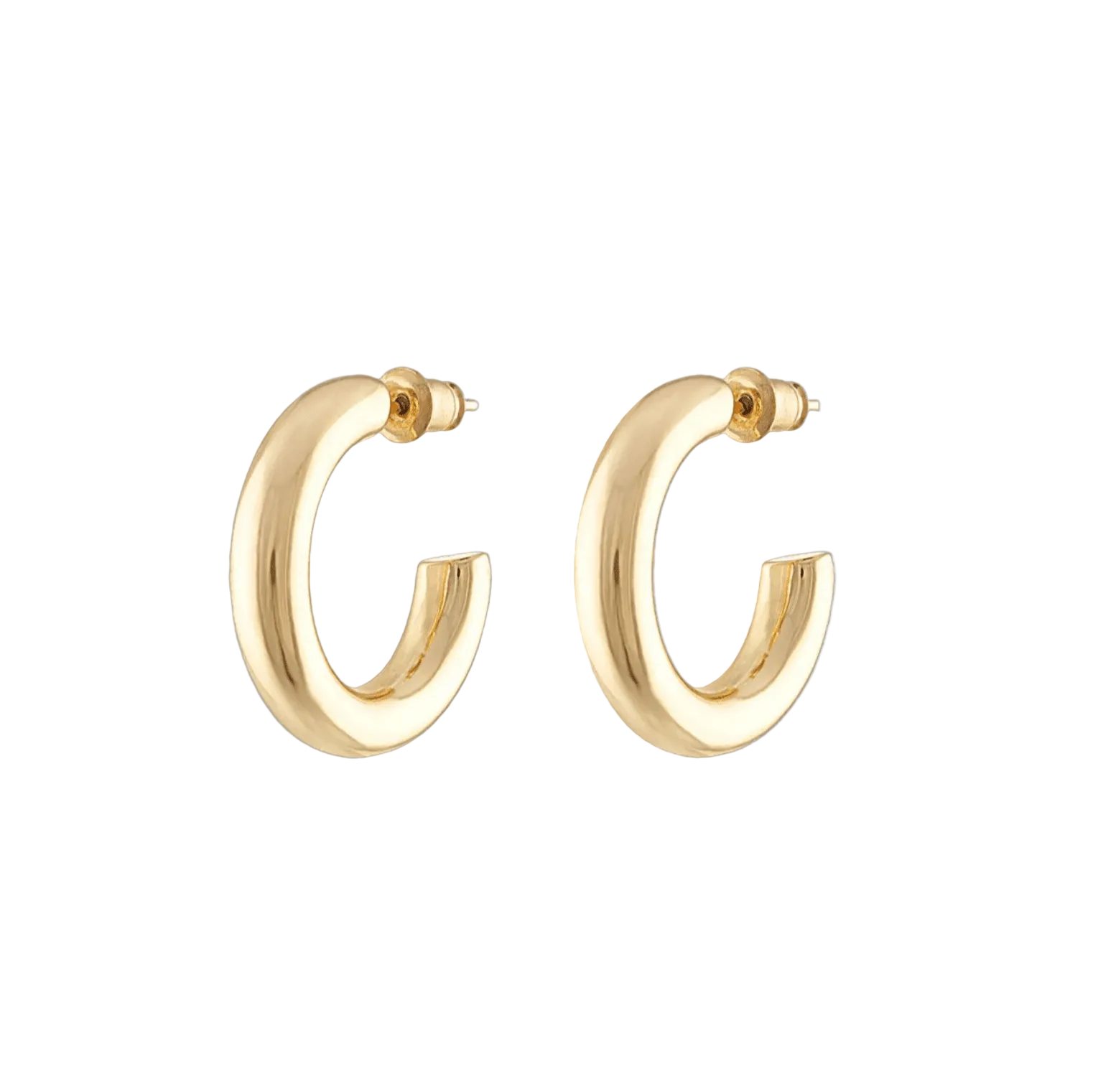 Everyday Hoops in yellow gold