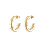 Everyday Hoops in yellow gold