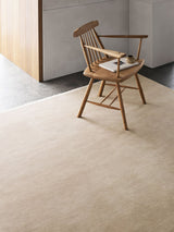 Armadillo Eden Rug in Nougat, detail of the hand-dyed wool weave and texture
