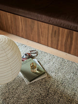 Armadillo Meadow Rug in Pistachio, detail of the wool weave and texture