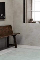 Armadillo Agra Rug in Moonstone, a second view of the hand-knotted wool rug in a styled interior