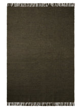 Armadillo Willow Rug in Cypress, additional view 6 of the handwoven flatweave rug