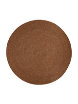 Armadillo Braid Rug in Persimmon, additional view 5 of the hand-braided wool blend rug