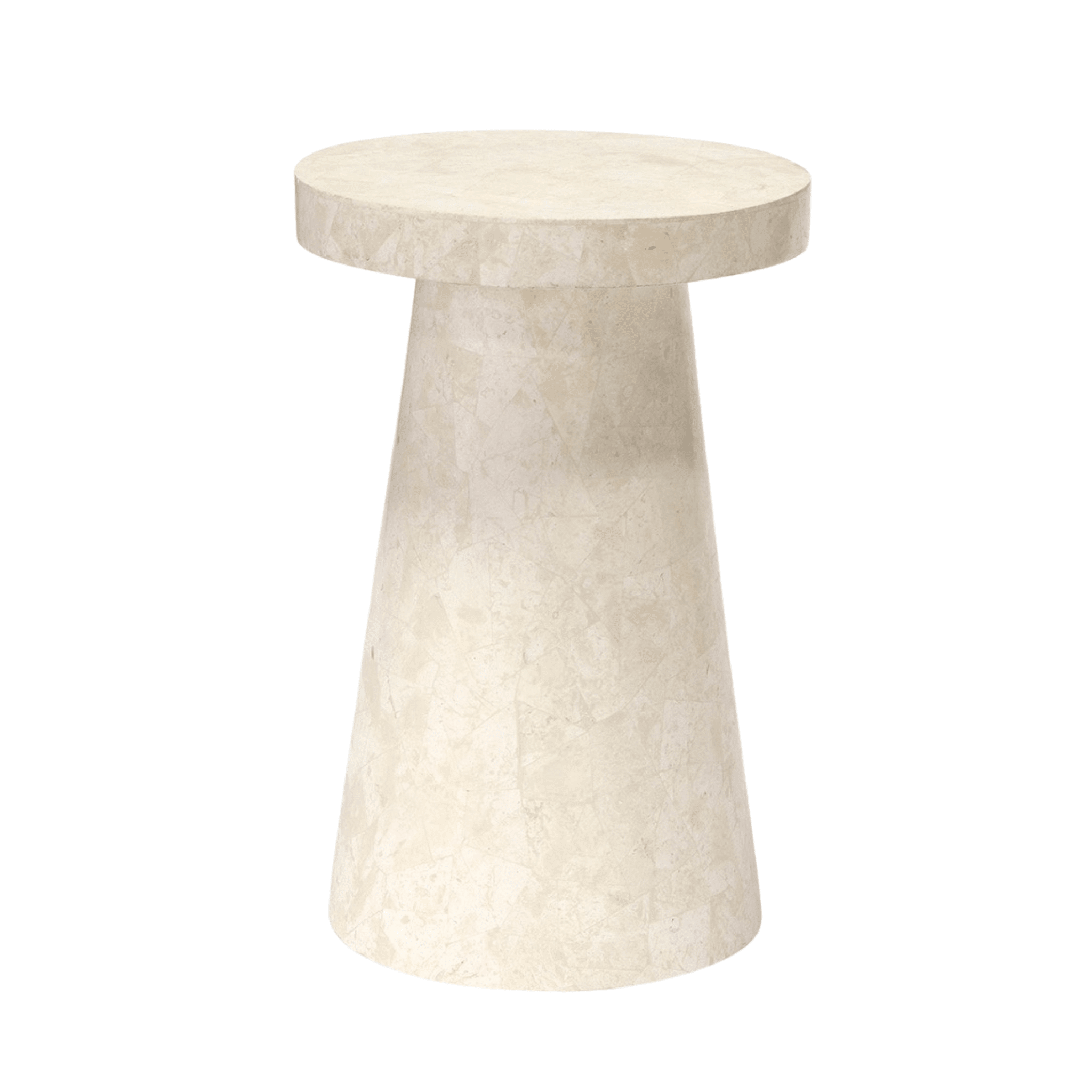 Foley Stone Outdoor Side Table, alternate view