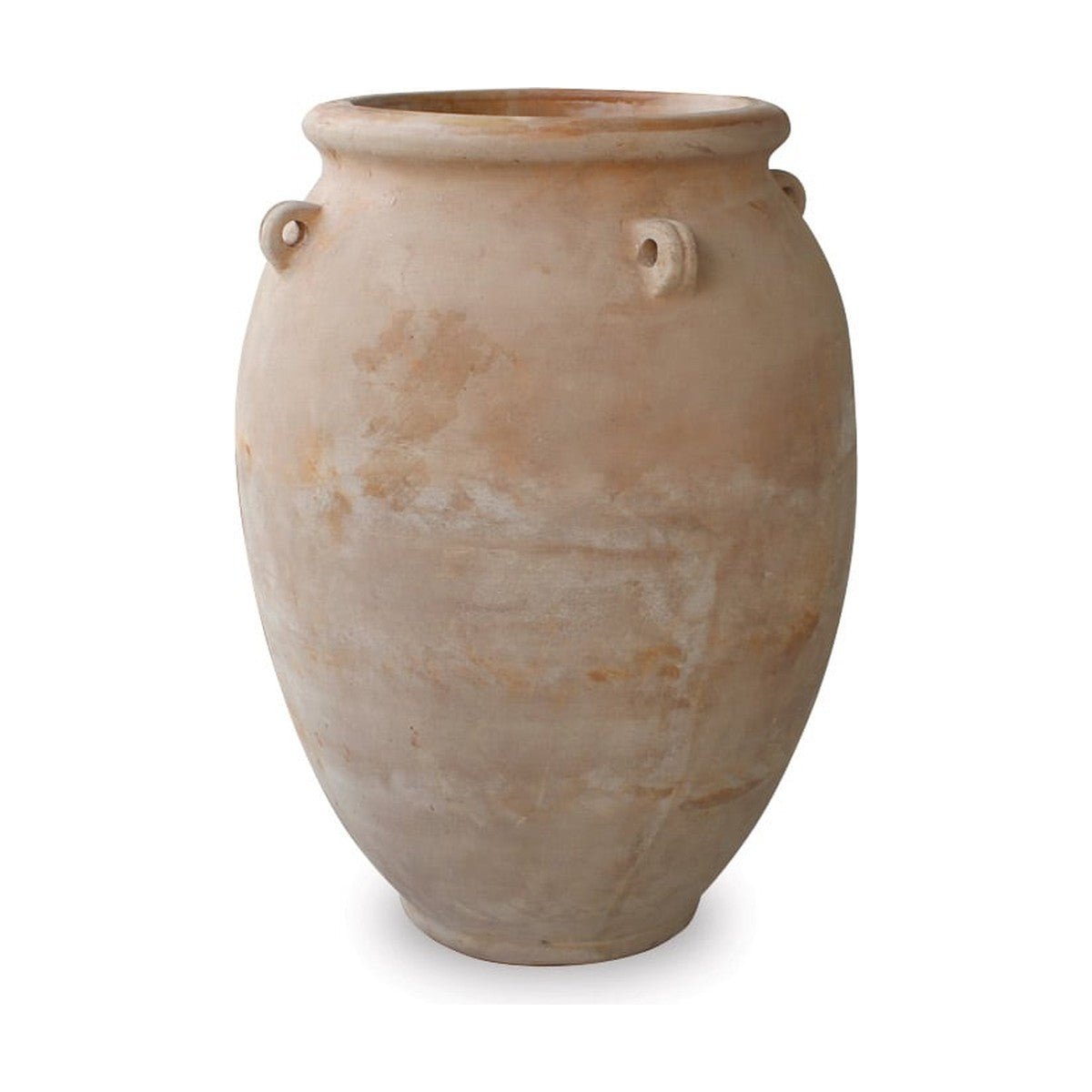 Four handle terra cotta jar in Anterra by The Pottery Patch | Calimia Home