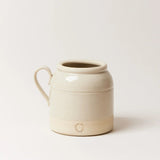 Close-up of oat glaze texture on French Country Crock