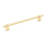 Gaumont Cabinet Pull in Polished Brass Unlacquered by Armac Martin | Calimia Home