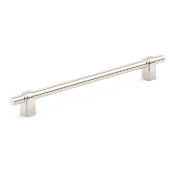 Gaumont Cabinet Pull in Polished Nickel Plate