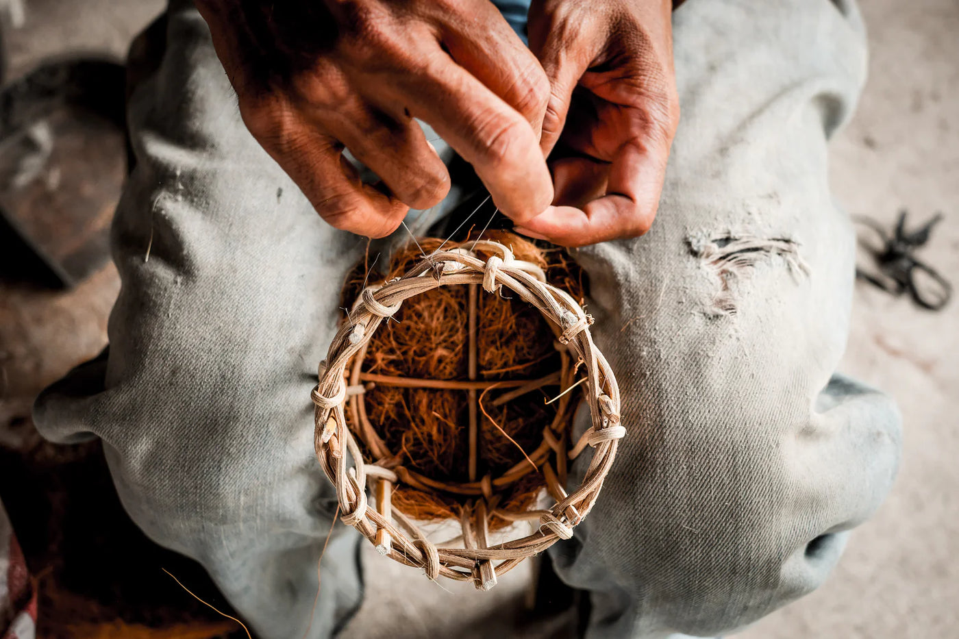 Handwoven by Filipino artisans.